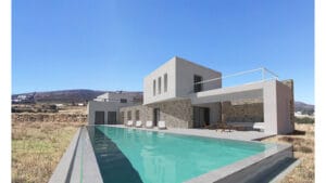 Construction of a Tourist Complex of Three Residences in Antiparos